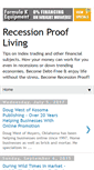 Mobile Screenshot of norecessionworries.blogspot.com
