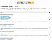 Tablet Screenshot of norecessionworries.blogspot.com