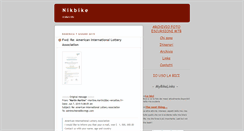 Desktop Screenshot of nikbike.blogspot.com