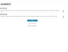 Tablet Screenshot of discotrashx.blogspot.com