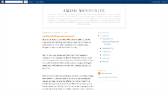 Desktop Screenshot of amishmennoniteineurope.blogspot.com