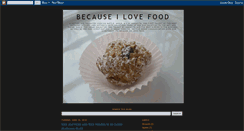 Desktop Screenshot of annielovesfood.blogspot.com