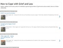 Tablet Screenshot of howtocopewithgriefandloss.blogspot.com