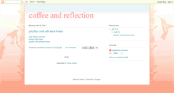 Desktop Screenshot of coffeeandreflection.blogspot.com