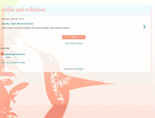 Tablet Screenshot of coffeeandreflection.blogspot.com