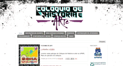 Desktop Screenshot of coloquiodehistoriaearte.blogspot.com