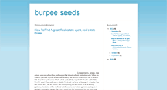 Desktop Screenshot of burpeeseeds.blogspot.com