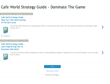 Tablet Screenshot of cafe-world-strategy-guide.blogspot.com