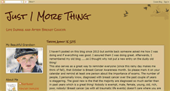 Desktop Screenshot of just1morethiing.blogspot.com