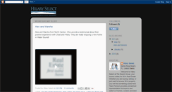 Desktop Screenshot of hilaryselect.blogspot.com