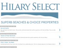 Tablet Screenshot of hilaryselect.blogspot.com