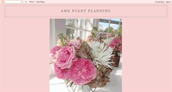 Desktop Screenshot of ameeventplanning.blogspot.com
