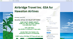 Desktop Screenshot of airbridgetravelinc.blogspot.com