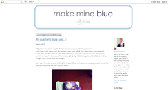 Desktop Screenshot of makemineblue.blogspot.com