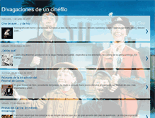 Tablet Screenshot of divagacionesdeuncinefilo.blogspot.com