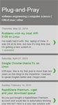 Mobile Screenshot of plug-and-pray.blogspot.com
