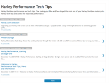 Tablet Screenshot of harley-performance.blogspot.com