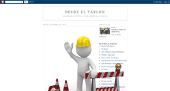 Desktop Screenshot of desdeeltablon.blogspot.com