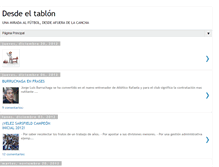 Tablet Screenshot of desdeeltablon.blogspot.com