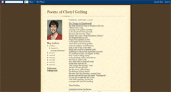 Desktop Screenshot of cherylgatling-poems.blogspot.com