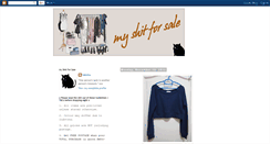 Desktop Screenshot of myshitforsale.blogspot.com