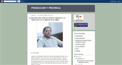 Desktop Screenshot of produccionyprovincia.blogspot.com