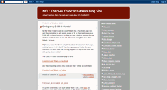 Desktop Screenshot of 49ersdaily.blogspot.com