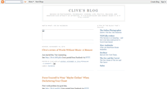 Desktop Screenshot of clivemoss.blogspot.com