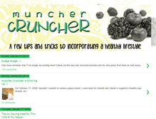 Tablet Screenshot of munchercruncher.blogspot.com