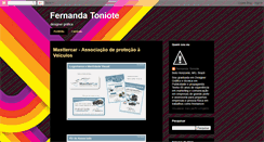 Desktop Screenshot of fernandatoniote.blogspot.com