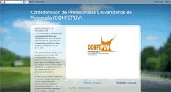Desktop Screenshot of confepuv.blogspot.com