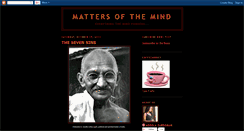 Desktop Screenshot of mattasofthemynd.blogspot.com