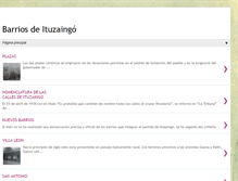 Tablet Screenshot of barriosdeituzaingo.blogspot.com