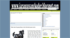 Desktop Screenshot of jarangoyangkoder.blogspot.com