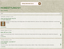 Tablet Screenshot of homestyling101.blogspot.com