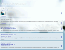 Tablet Screenshot of drummoncompany.blogspot.com