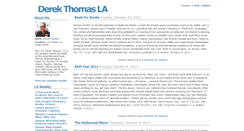 Desktop Screenshot of derekthomasla.blogspot.com