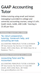 Mobile Screenshot of gaapaccountingtutor.blogspot.com