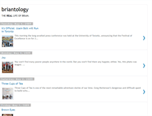 Tablet Screenshot of brian-tology.blogspot.com