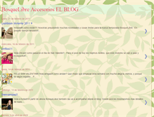 Tablet Screenshot of bosquelibre.blogspot.com