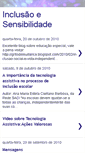 Mobile Screenshot of inclusoesensibilidade.blogspot.com