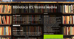 Desktop Screenshot of bibliovicentemedina.blogspot.com