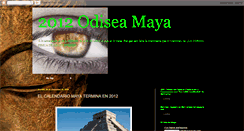 Desktop Screenshot of 2012odiseamaya.blogspot.com