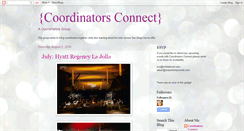 Desktop Screenshot of coordinatorsconnect.blogspot.com