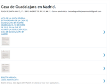 Tablet Screenshot of casadeguadalajaraenmadrid.blogspot.com