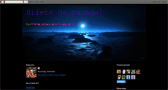 Desktop Screenshot of bilete-de-papagal.blogspot.com