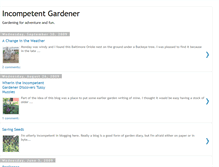 Tablet Screenshot of incompetentgardener.blogspot.com