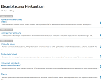 Tablet Screenshot of eleaniztasunahezkuntzan.blogspot.com