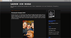 Desktop Screenshot of ladronsinrosas.blogspot.com