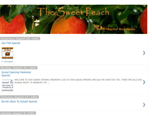 Tablet Screenshot of dasweetpeach.blogspot.com